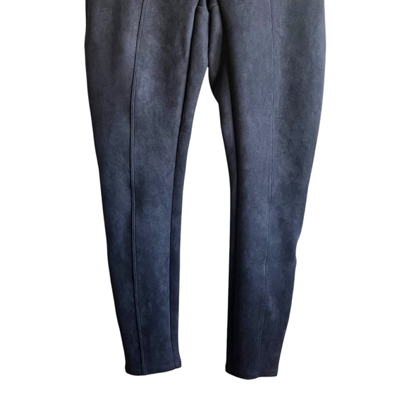 Spanx Black Faux Suede Leggings High Waisted Medium - Picture 4 of 13